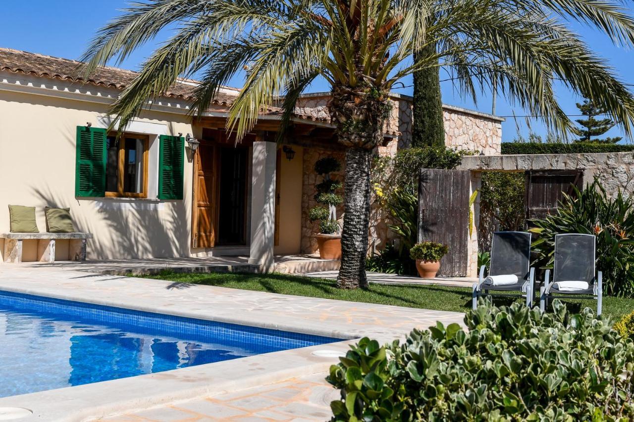 Moderne Finca Can Vicento - Heizung - Pizzaofen Porto Cristo Dış mekan fotoğraf
