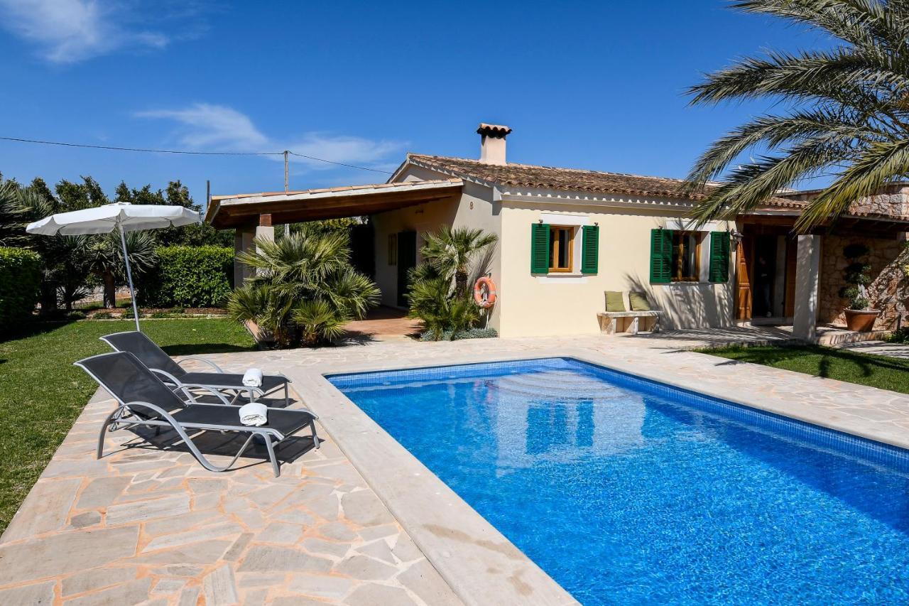 Moderne Finca Can Vicento - Heizung - Pizzaofen Porto Cristo Dış mekan fotoğraf