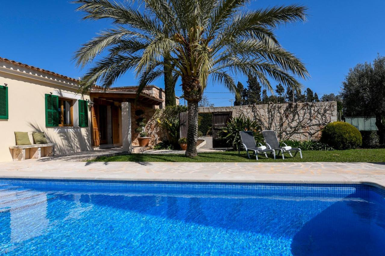 Moderne Finca Can Vicento - Heizung - Pizzaofen Porto Cristo Dış mekan fotoğraf