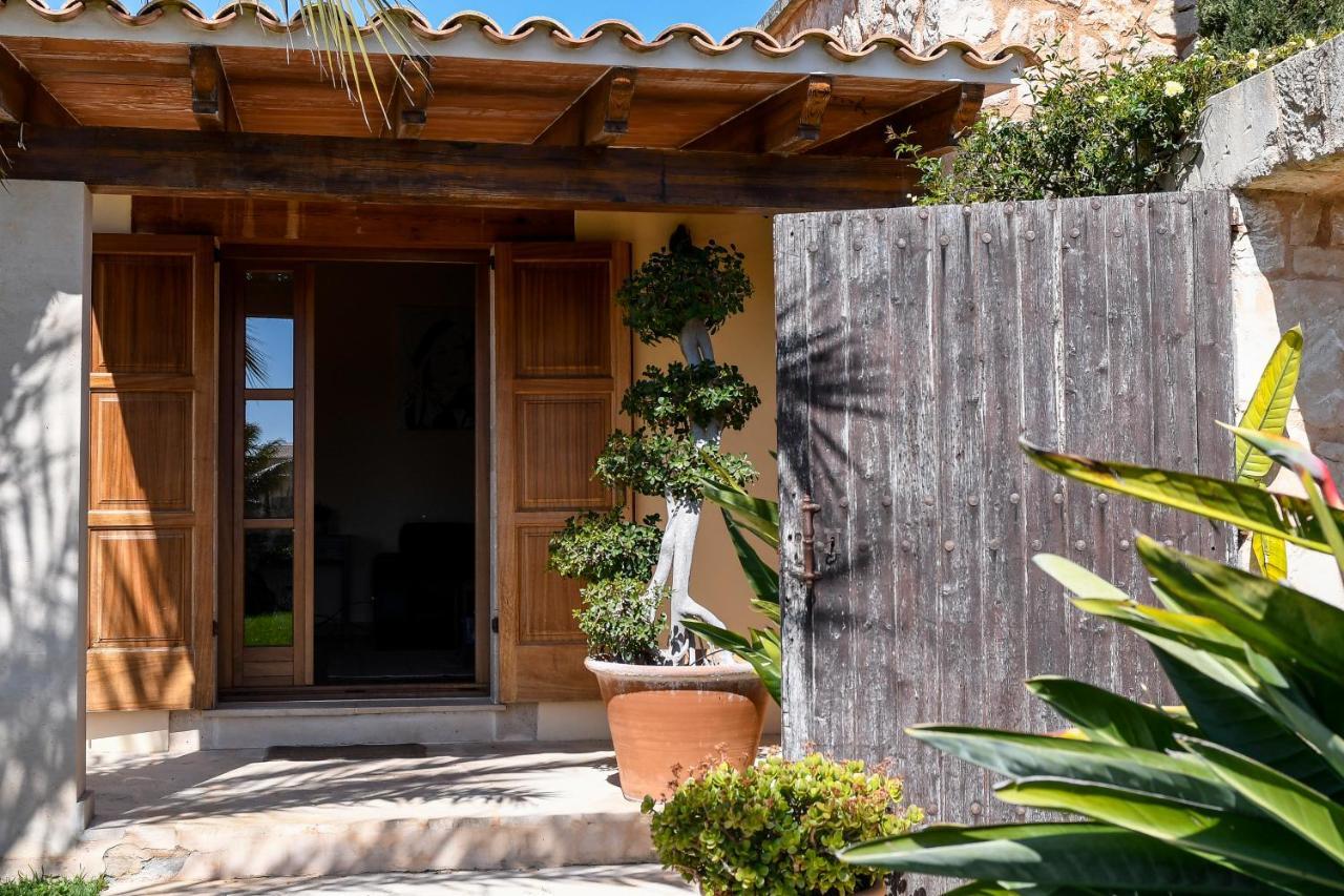 Moderne Finca Can Vicento - Heizung - Pizzaofen Porto Cristo Dış mekan fotoğraf
