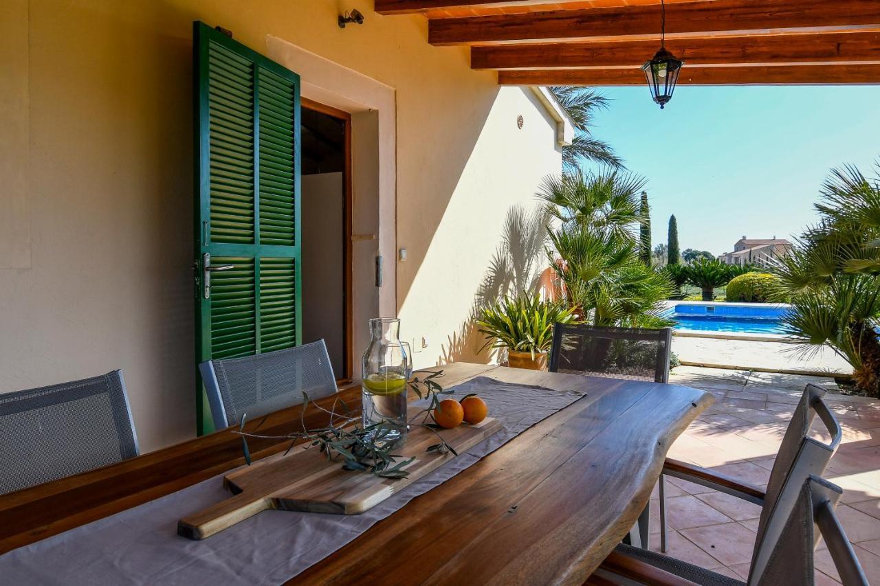 Moderne Finca Can Vicento - Heizung - Pizzaofen Porto Cristo Dış mekan fotoğraf
