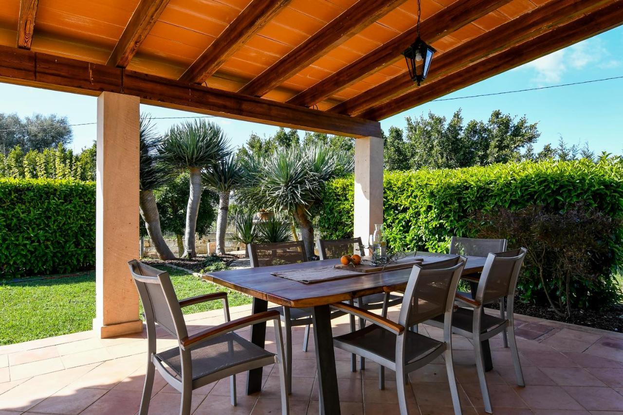Moderne Finca Can Vicento - Heizung - Pizzaofen Porto Cristo Dış mekan fotoğraf