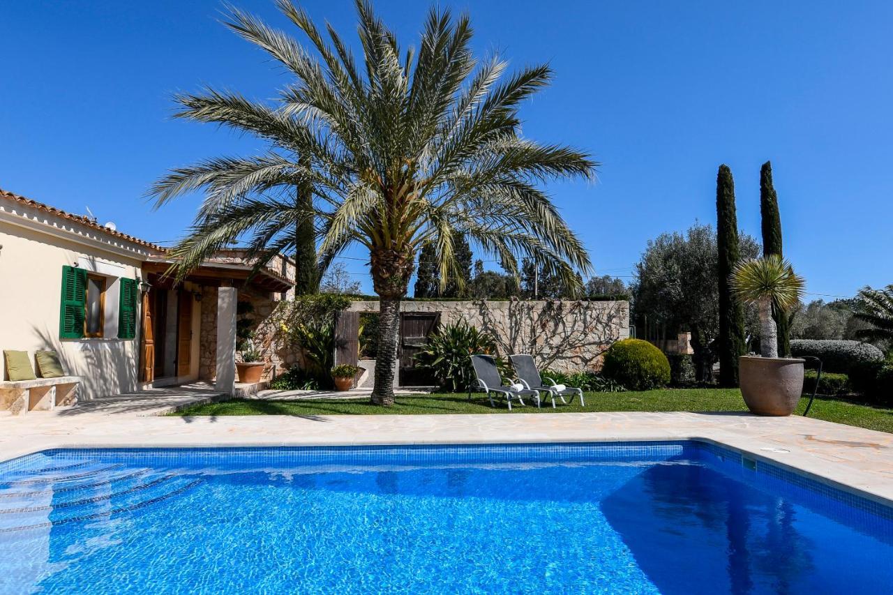 Moderne Finca Can Vicento - Heizung - Pizzaofen Porto Cristo Dış mekan fotoğraf