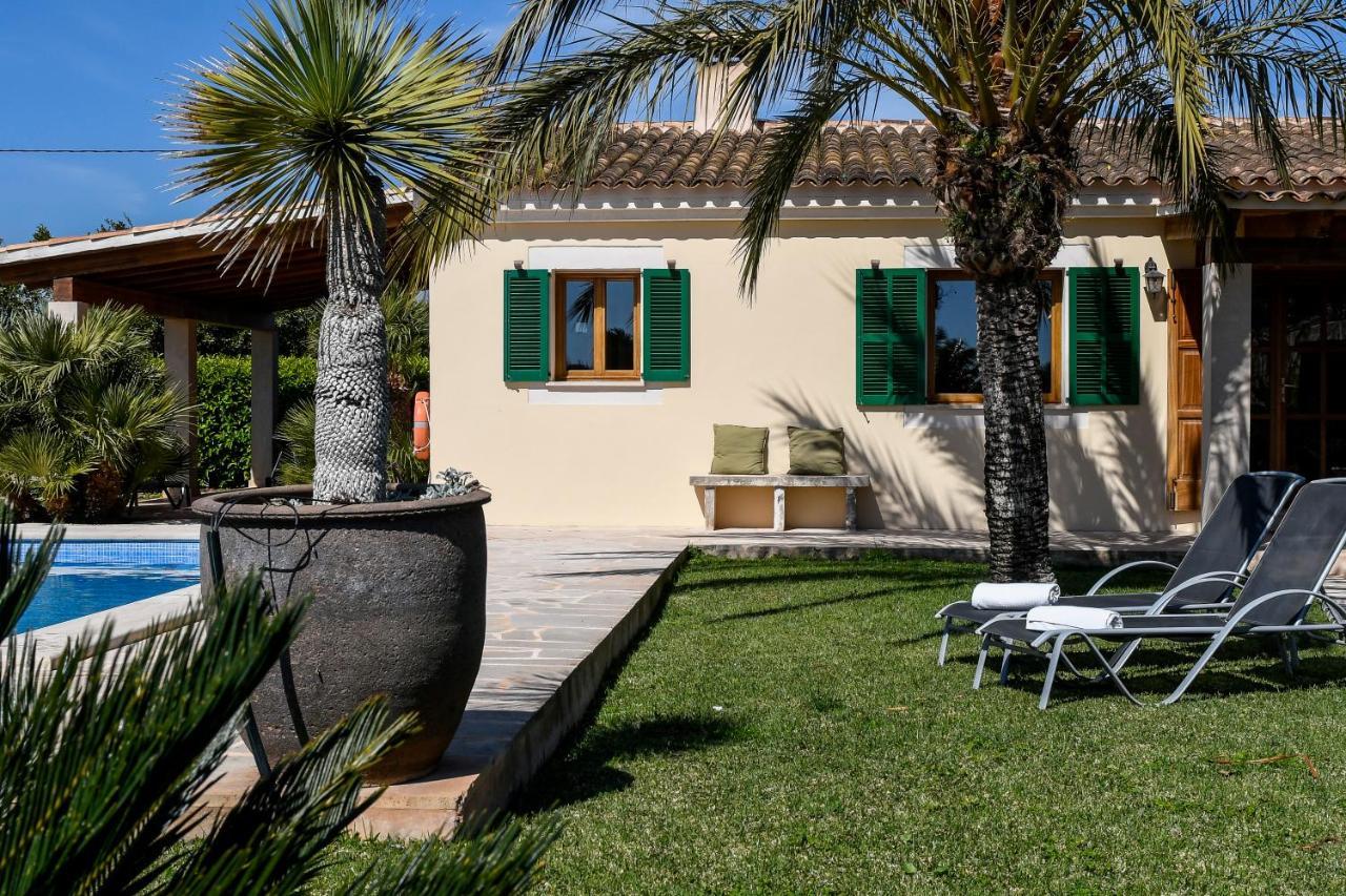 Moderne Finca Can Vicento - Heizung - Pizzaofen Porto Cristo Dış mekan fotoğraf